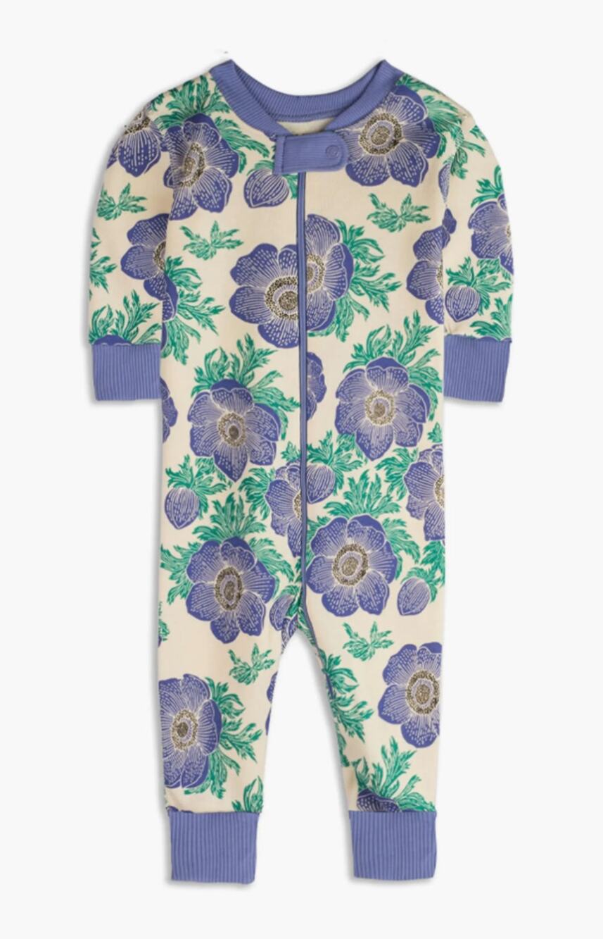 Mightly 100% Organic Cotton Print Snug Fit Baby Pajamas